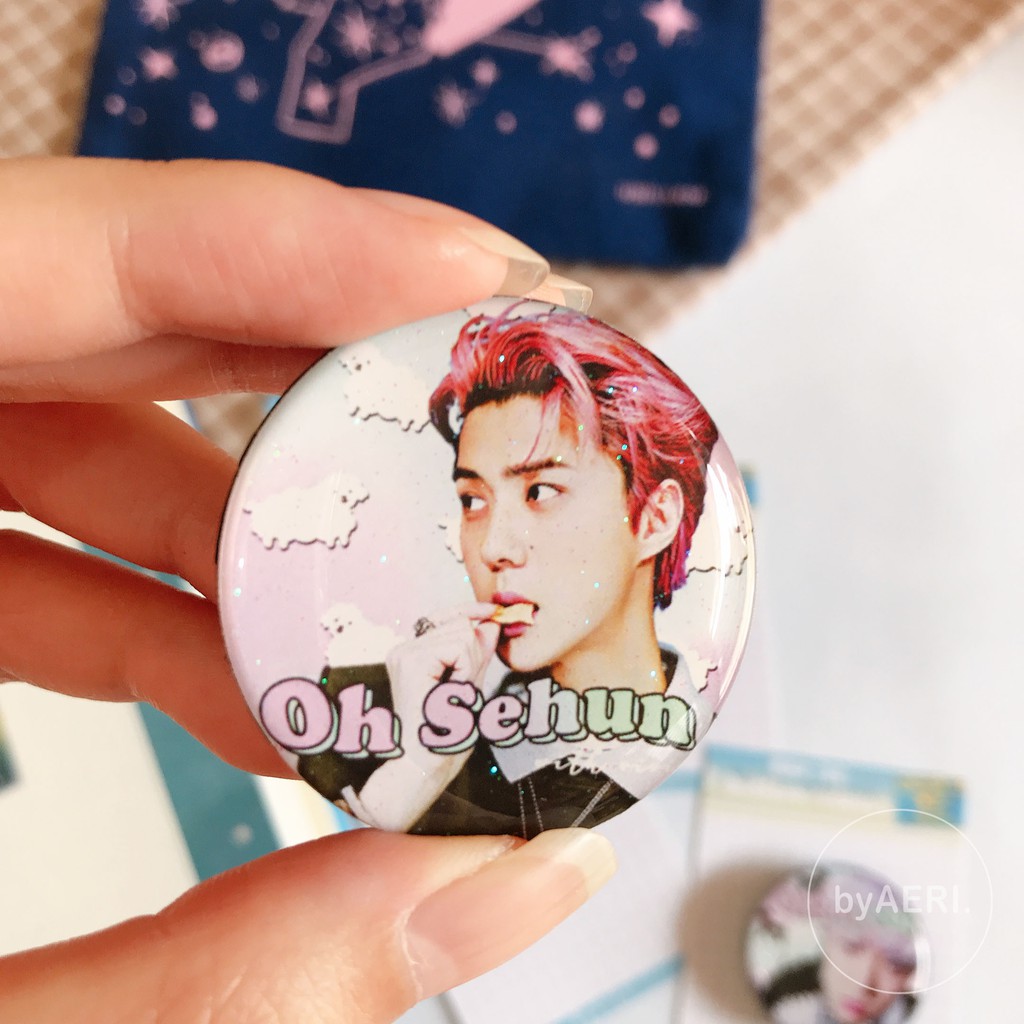 E X O-SC 1 BILLION VIEWS KEYCHAIN &amp; POPSOCKET/GRIPTOK (SEHUN&amp;CHANYEOL GOODS SET | READY STOCK)