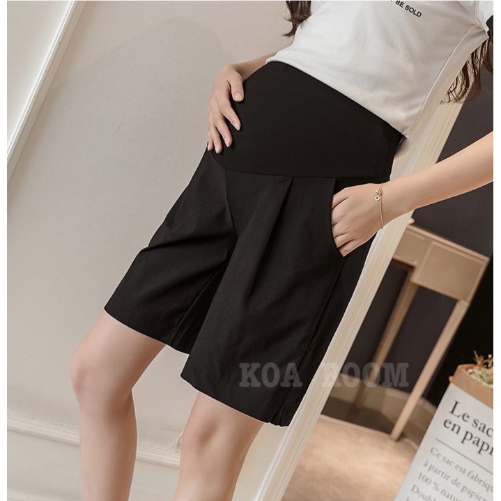 Maternity Stretchy Knee Length Shorts (Celana 3/4 Elastis  Bumil )