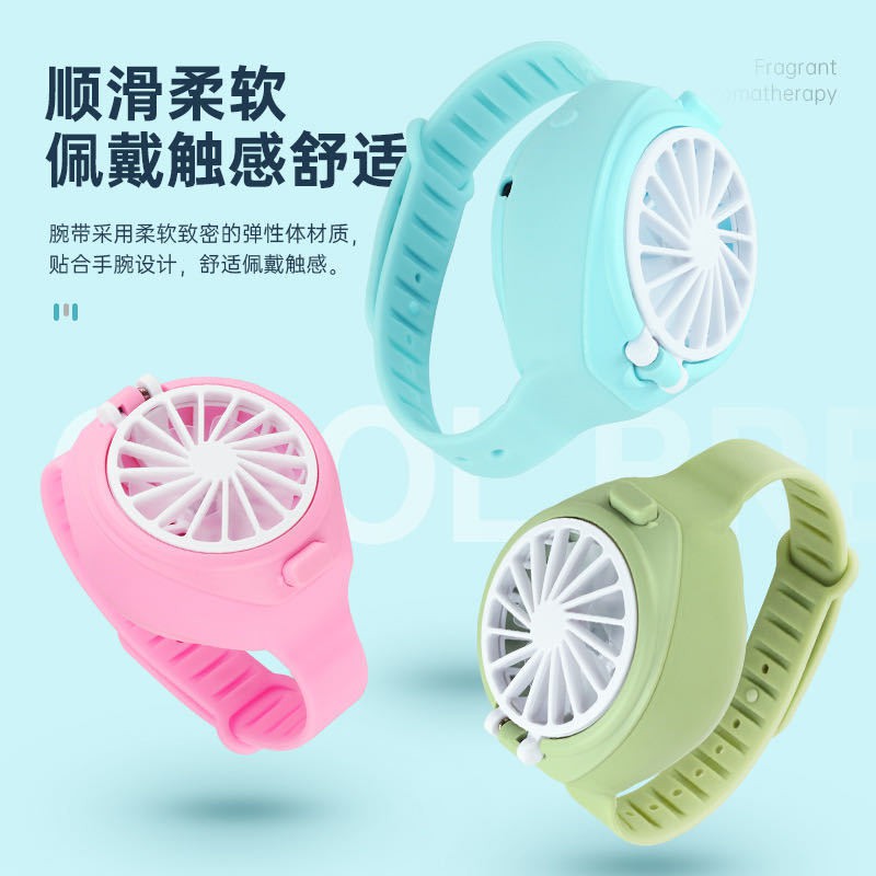 KIPAS ANGIN PORTABLE CHARGER / PORTABLE FAN / KIPAS ANGIN JAM TANGAN / KIPAS ANGIN MINI TRAVEL / FAN