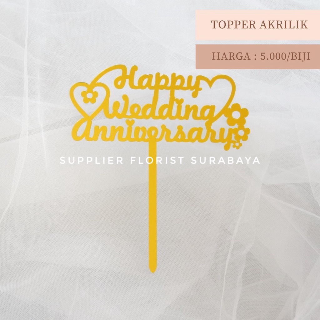 TOPPER AKRILIK RELATIONSHIP HUBUNGAN HAPPY WEDDING, ENGAGED TOPPER HIASAN KUE