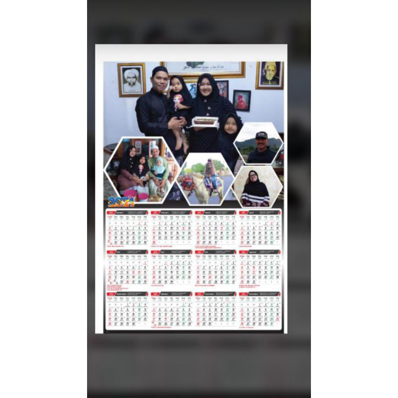 

kalender 2021foto keluarga