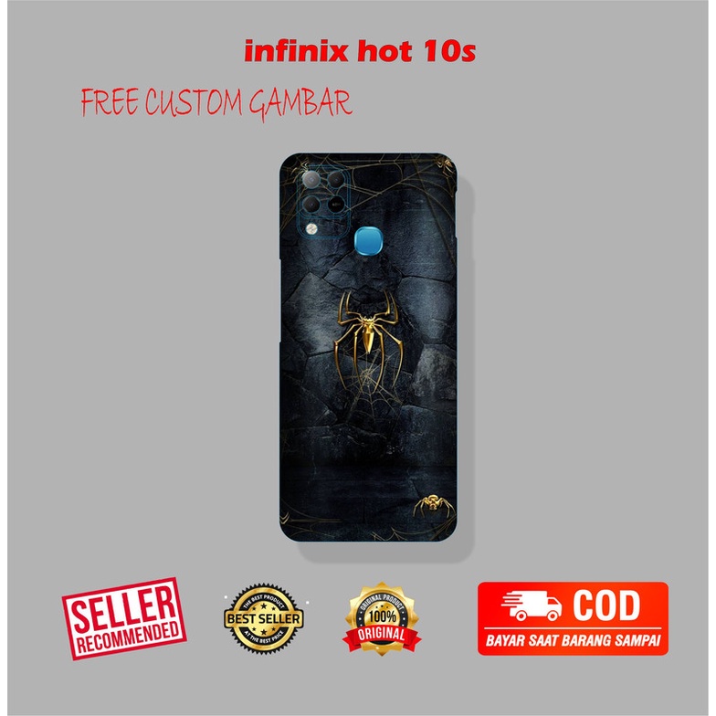 GARSKIN/STICKER HANDPHONE INFINIX HOT 10S CUSTOM