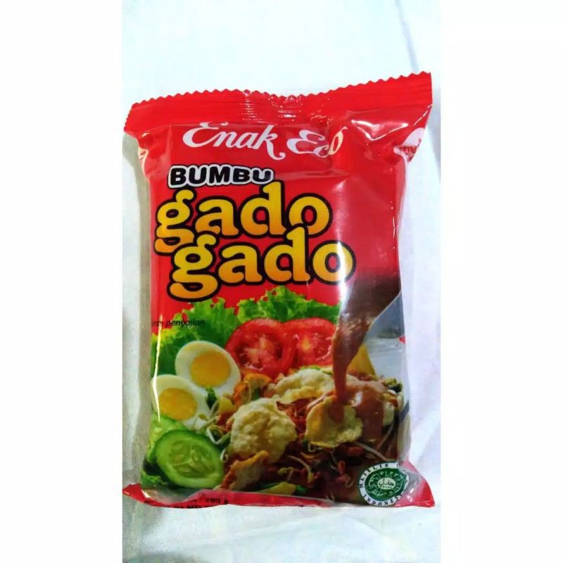 

BUMBU GADO GADO 185 GR ENAK ECO / BUMBU MASAK INSTAN / MASAKAN KHAS JAWATIMUR