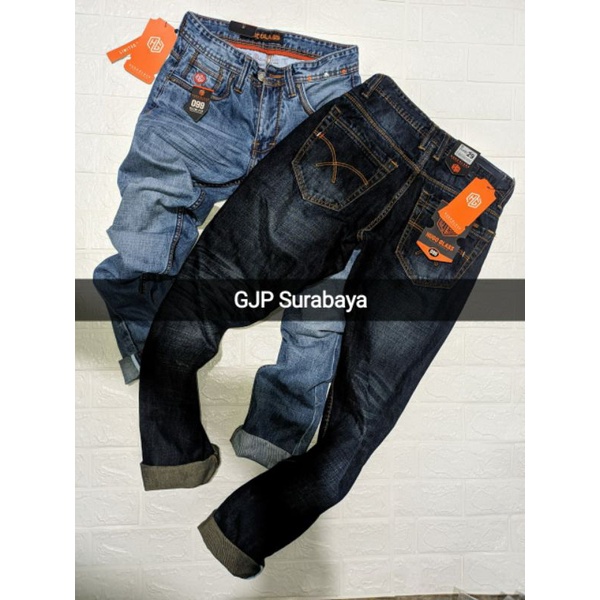 Barang baru celana jeans pria pensil skinny premium size 27 - 38