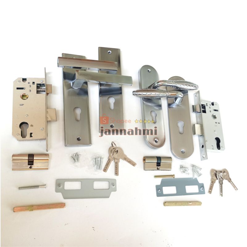 1 set handle kunci kunci kamar size medium ori berkualitas