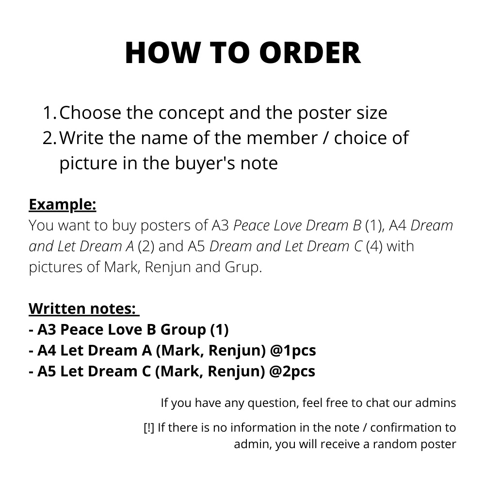 [part 2] Poster NCT / NCT Poster Collection - Poster kpop murah