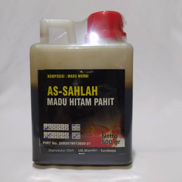 

Madu hitam pahit 500gr