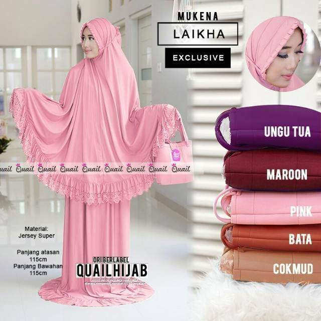 Mukena Laikha ori by Quail Hijab