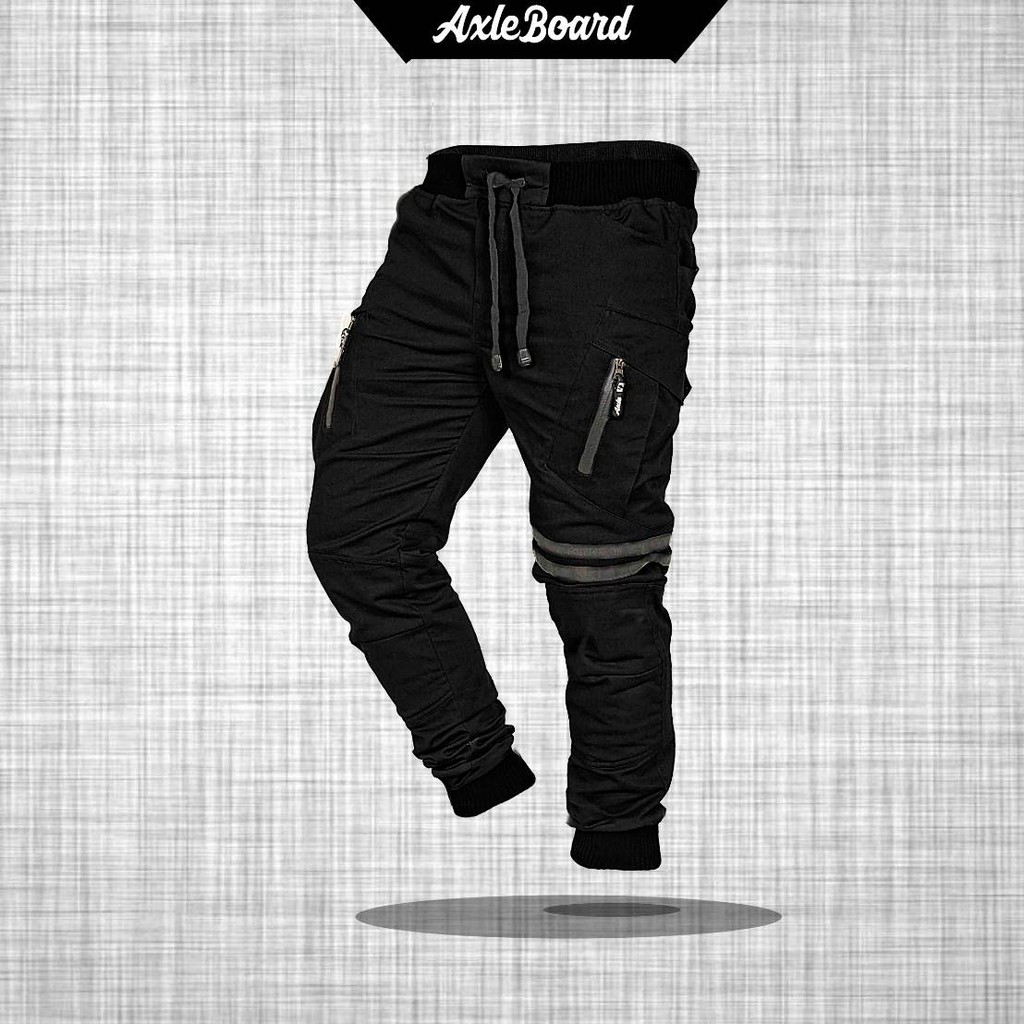 EXCLUSIVE Celana Japan/korean style (URBAN LINE BIKER JOGGER PANTS) 2