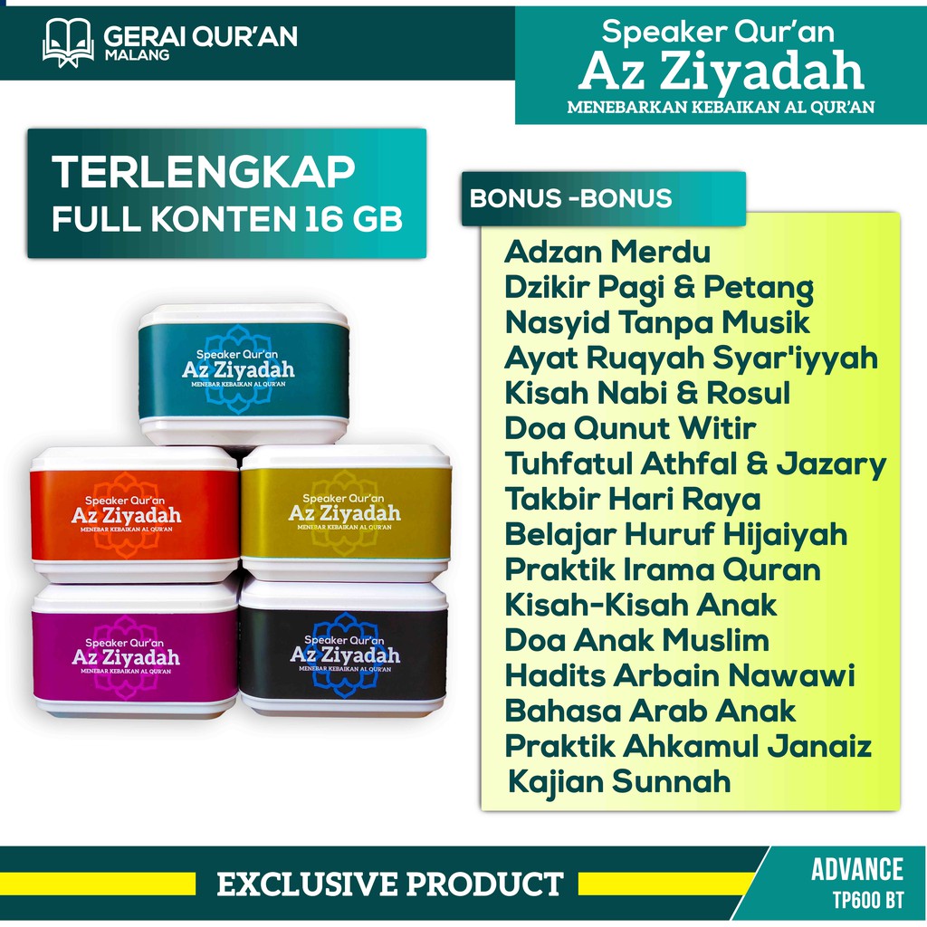 Terlaris Speaker Kajian Sunnah Murottal Quran Advance Tp600bt Tp600 Bt Bluetooth 16gb Kajian Islam Shopee Indonesia