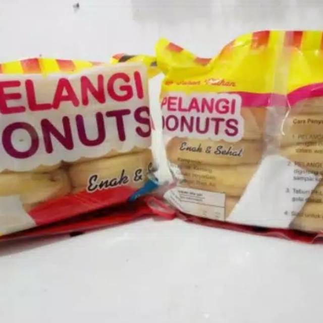 

Donat Kentang PREMIUM Pelangi isi 10 pcs + Gula Halus