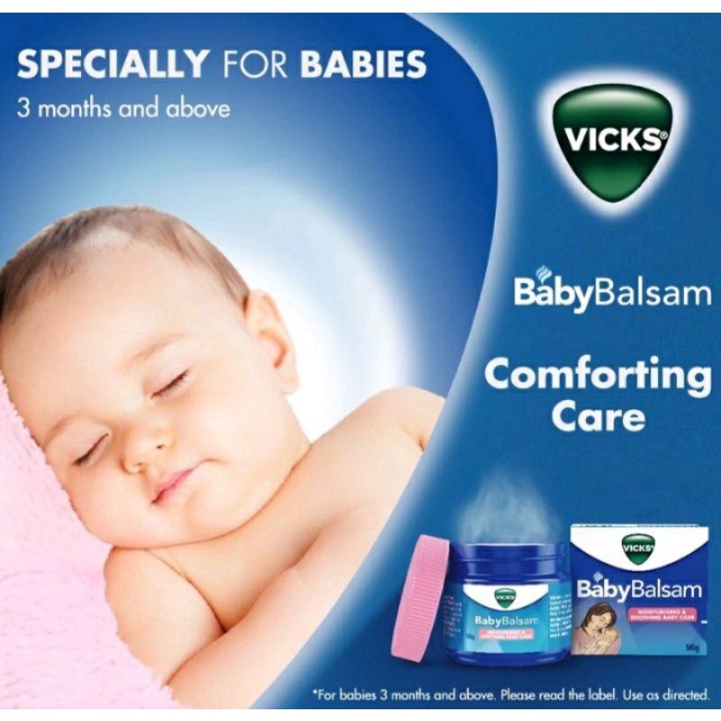 Vicks Baby Balsam Original (Made In Germany) 50gram Exp date 2025