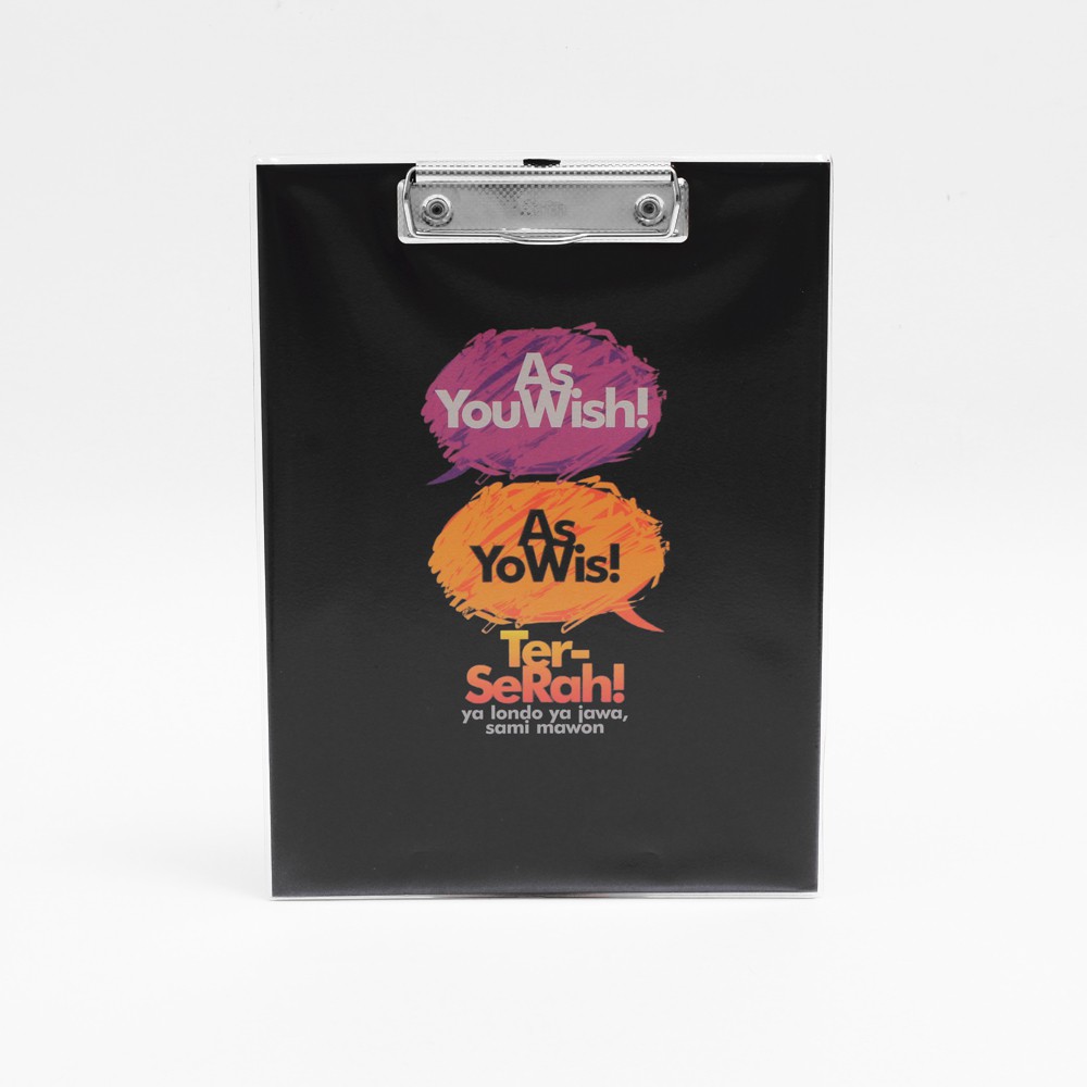 

[Zada] Bantex Clipboard A5 Dagadu As You Wish 4209 17