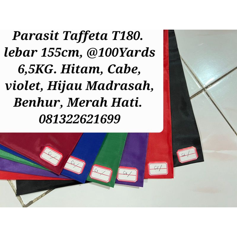 1pis=100Yards (90meter) Obral Termurah. Parasit Parasut T190 T210. Cuci Gudang. Kantung Saku, Lapis 
