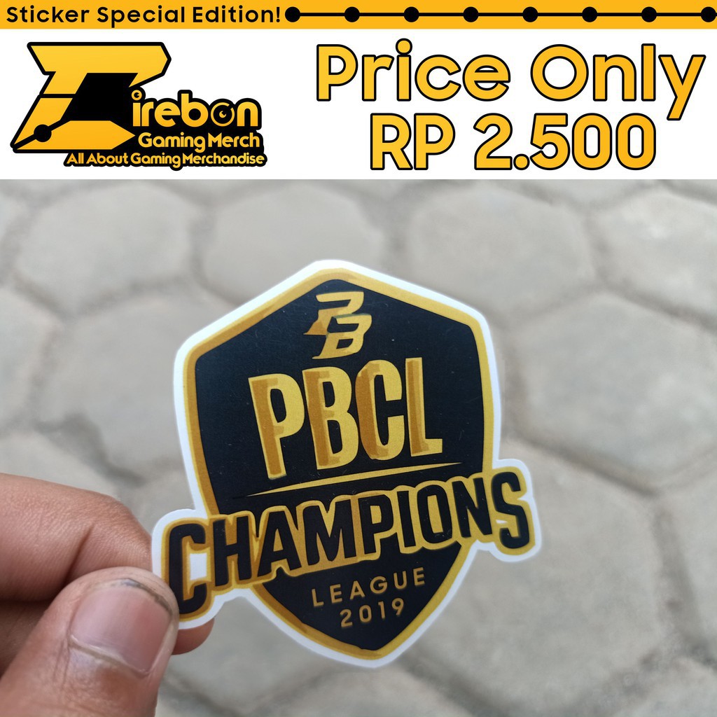 

(PROMO) Sticker Stiker Point Blank Champions League PBCL 2019 -Hyna Sticker