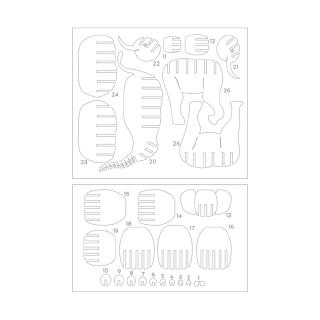 Memoo Puzzle 3D Elephant Shopee Indonesia