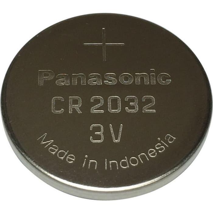 Baterai Kancing Panasonic CR2032 Lithium 3V | 5BE Original | Batre Remote Mobil | Batre Jam Digital | Batre Timbangan Digital (Harga 1 Papan)