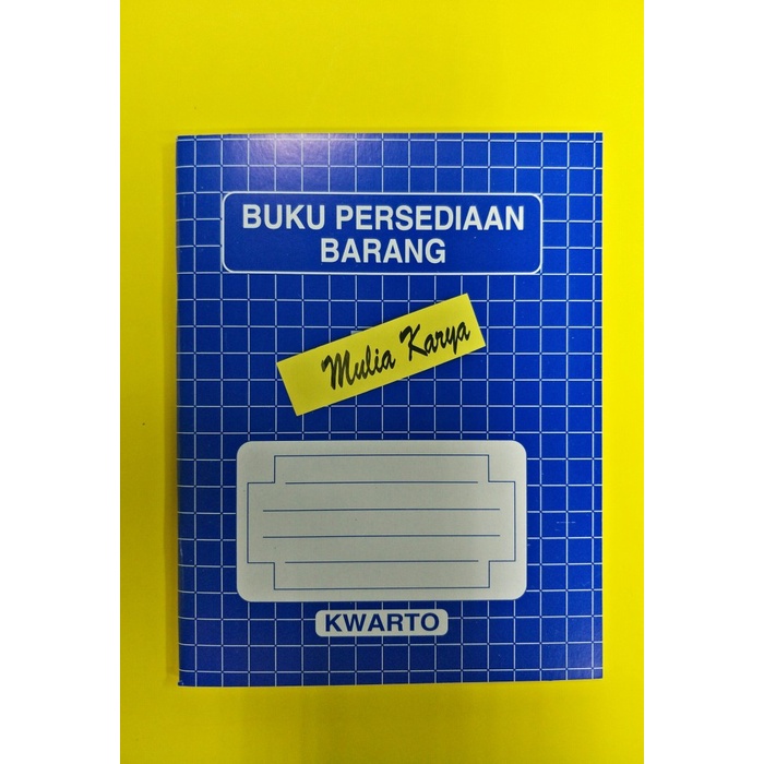 

[RESTOCK] Buku PERSEDIAAN BARANG Quarto/ Buku STOK
