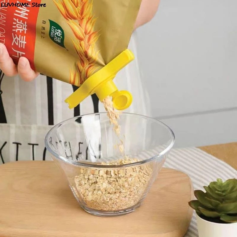 1pc Creative Reuseable Sealing Clip With Lid for Food Storage