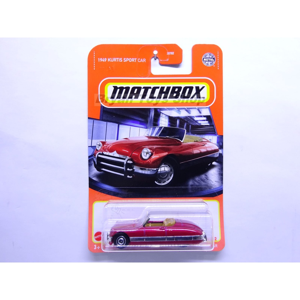 Matchbox 1949 Kurtis Sport Car Merah