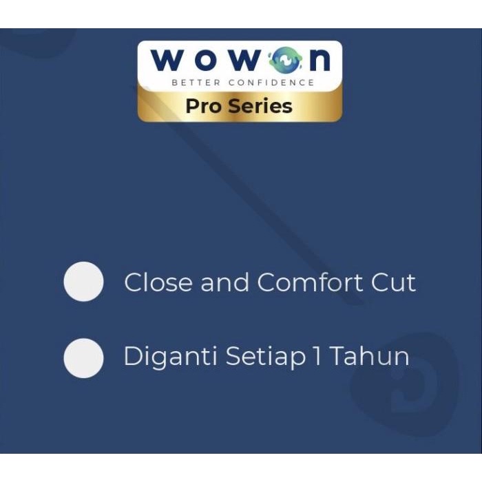 Refil Kepala Cukur Wowon Pro Series Shaver - Close & Comfort Cut