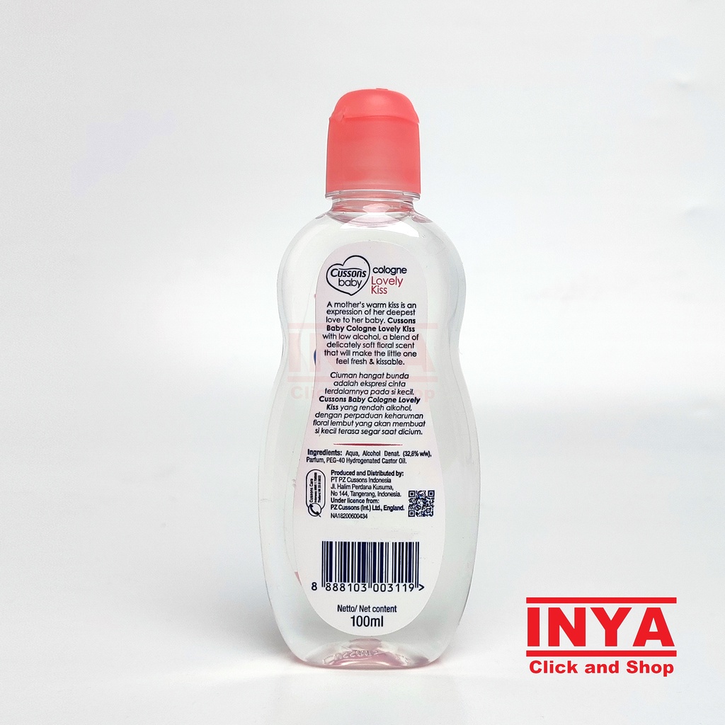 CUSSONS BABY COLOGNE LOVELY KISS 100ml