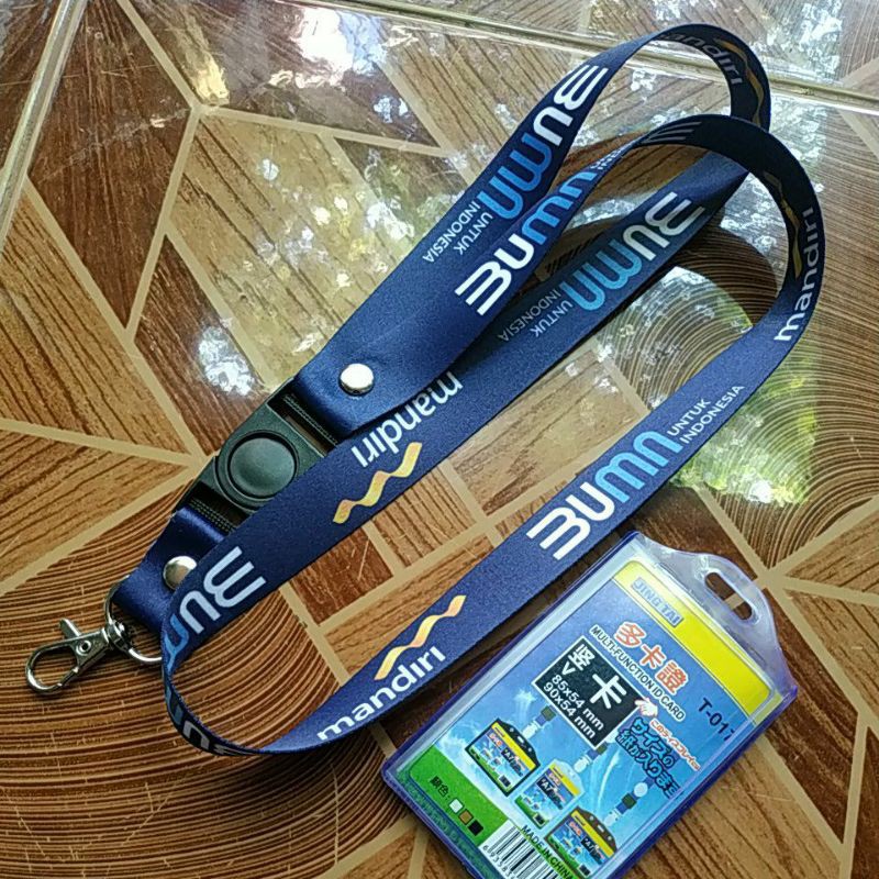

TALI ID CARD BANK MANDIRI BUMN-FULL PRINTING-BISA ECERAN-READY STOCK