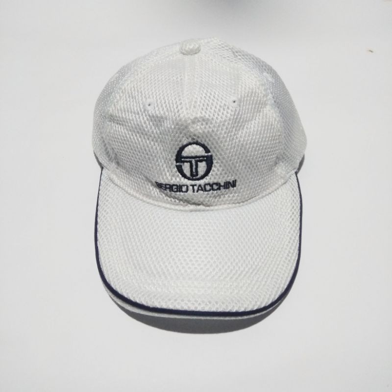 Topi sergio tacchini bahan nylon