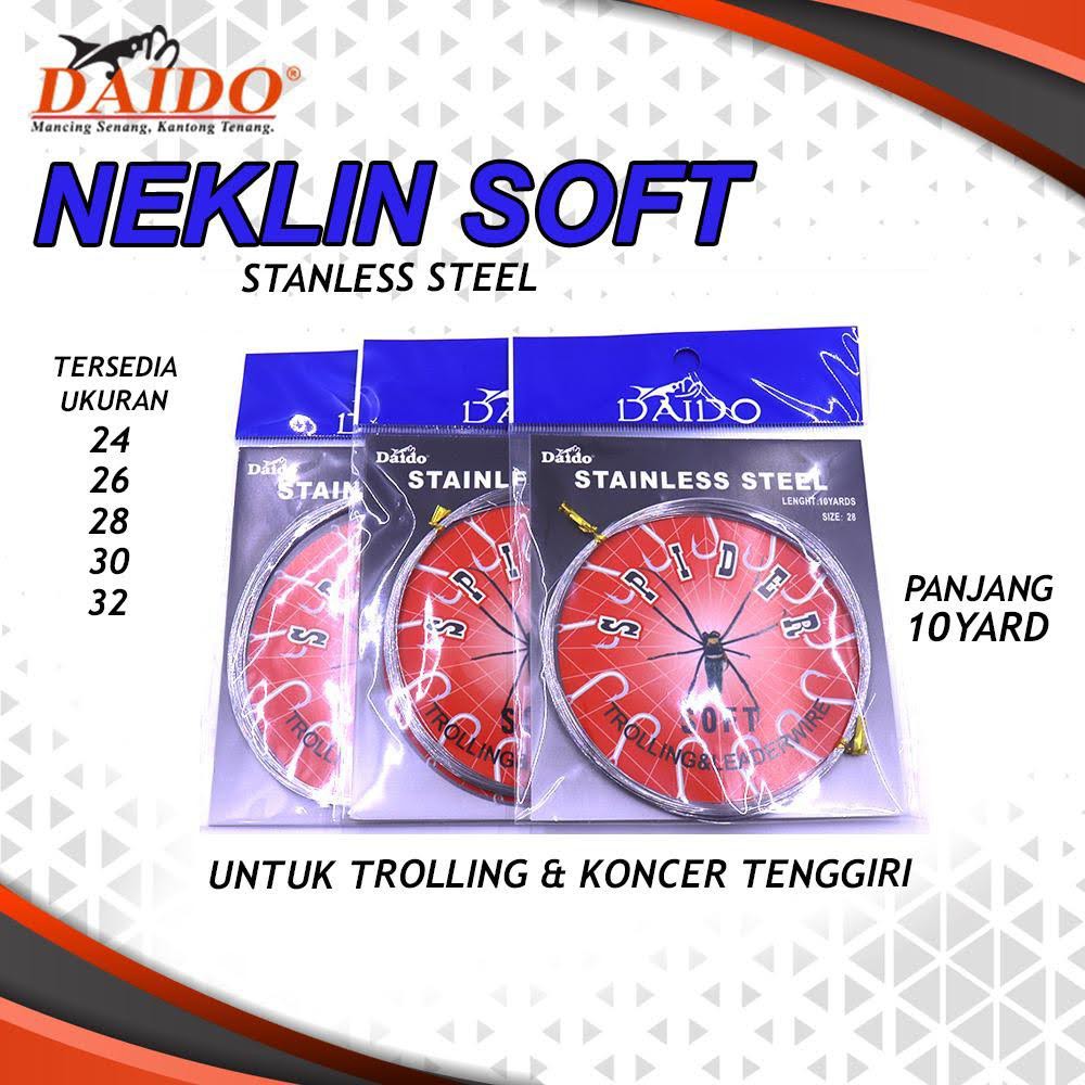 kawat neklin Daido Spider Wire soft daido stainless steel nexlin wire pancing