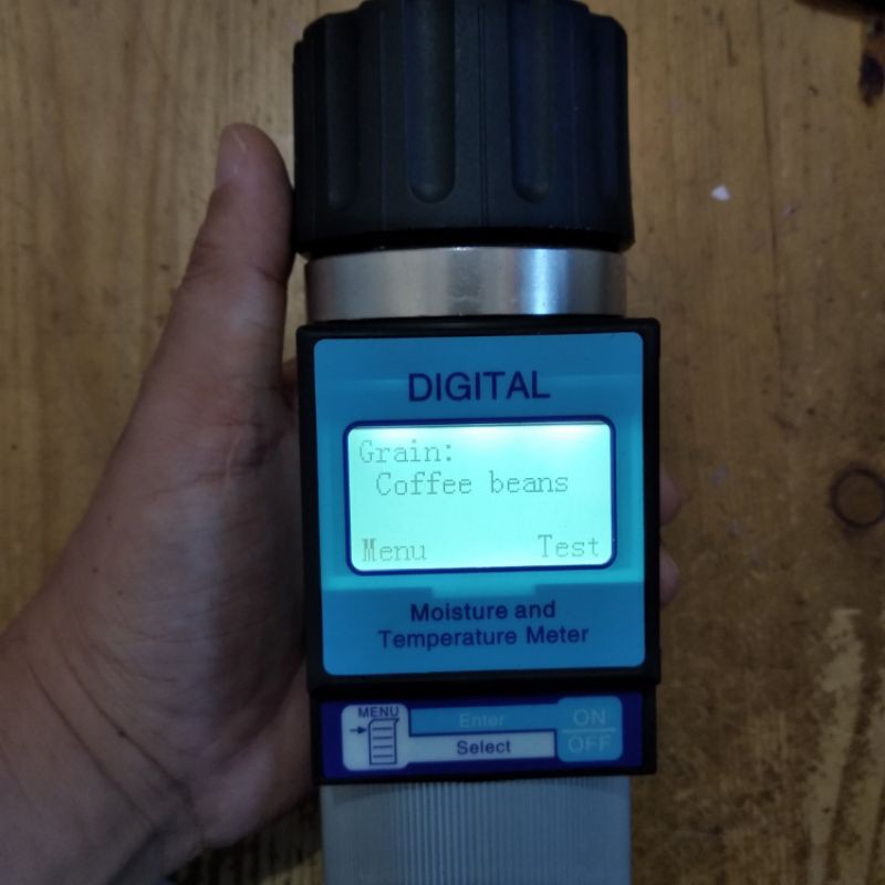 portable Grain Moisture meter cocoa coffee coklat kopi biji not WILE 55 65