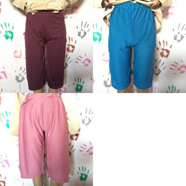 Celana Wanita Selutut / Celana Pendek Wanita S M L XL Jumbo / Celana Pendek Wanita Legging Kulot / Celamis Hot pants Daleman SOT