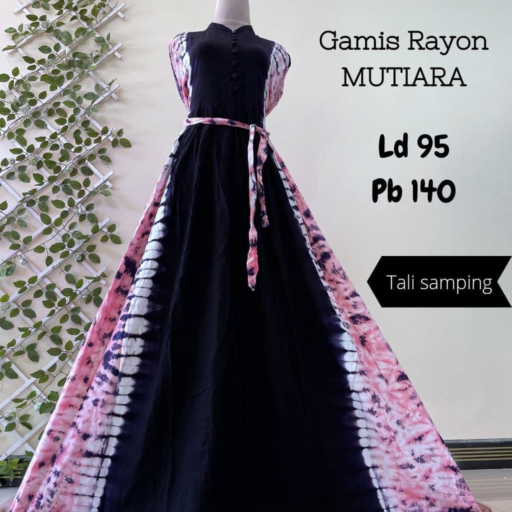 "READY STOK, SIAP KIRIM" GAMIS RAYON CANDI MEKAR #RCM SIZE " S " | MUTIARA | TWILL ORI | REALPICT