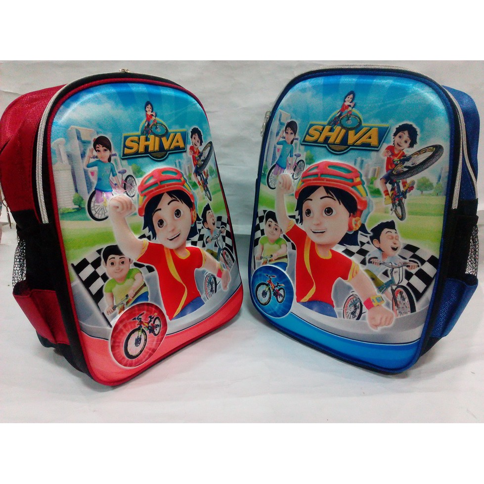 Shiva Tas Sekolah Anak Ransel 3d Gambar Timbul Backpack Bagus