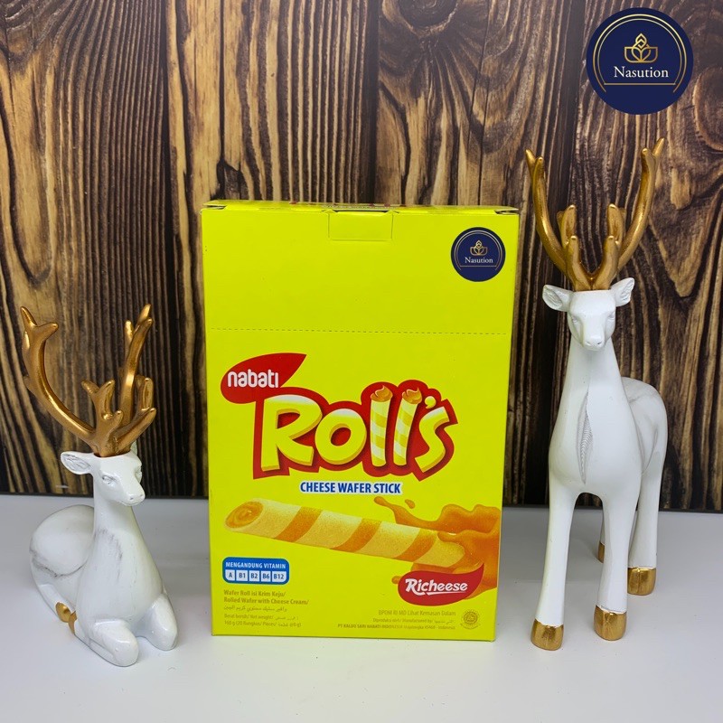 Rolls Richeese Nabati 20x8gr Keju | Shopee Indonesia