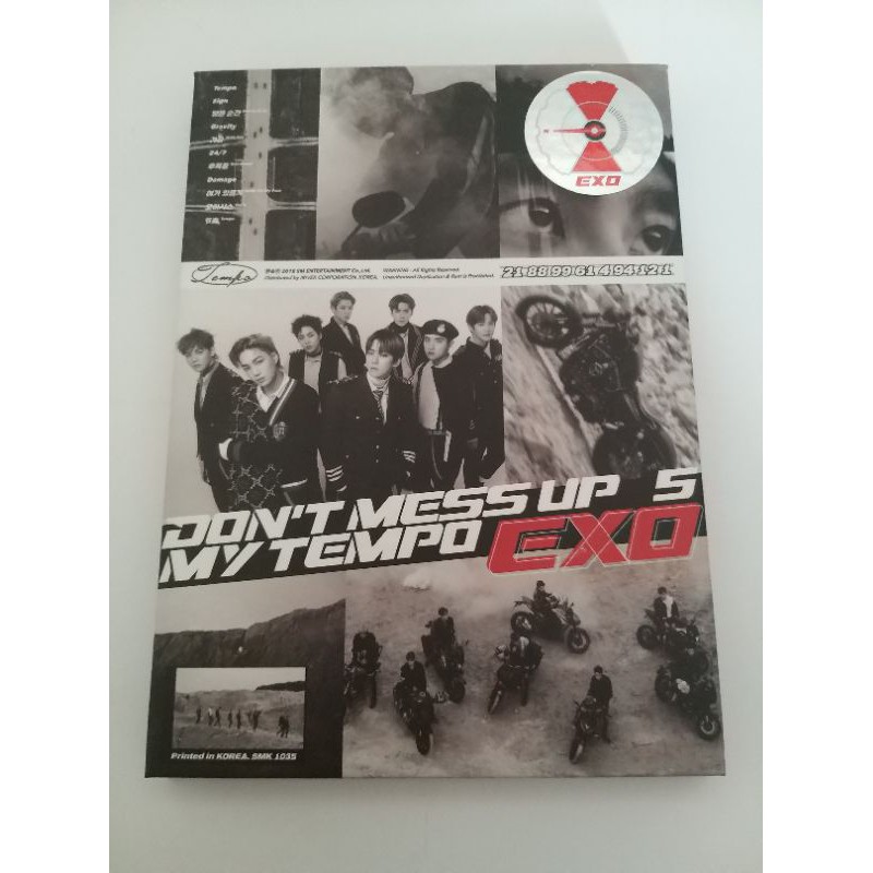 UNSEALED FULL SET, ALBUM ONLY EXO Don't Mess Up My Tempo (ALLEGRO VERSION)