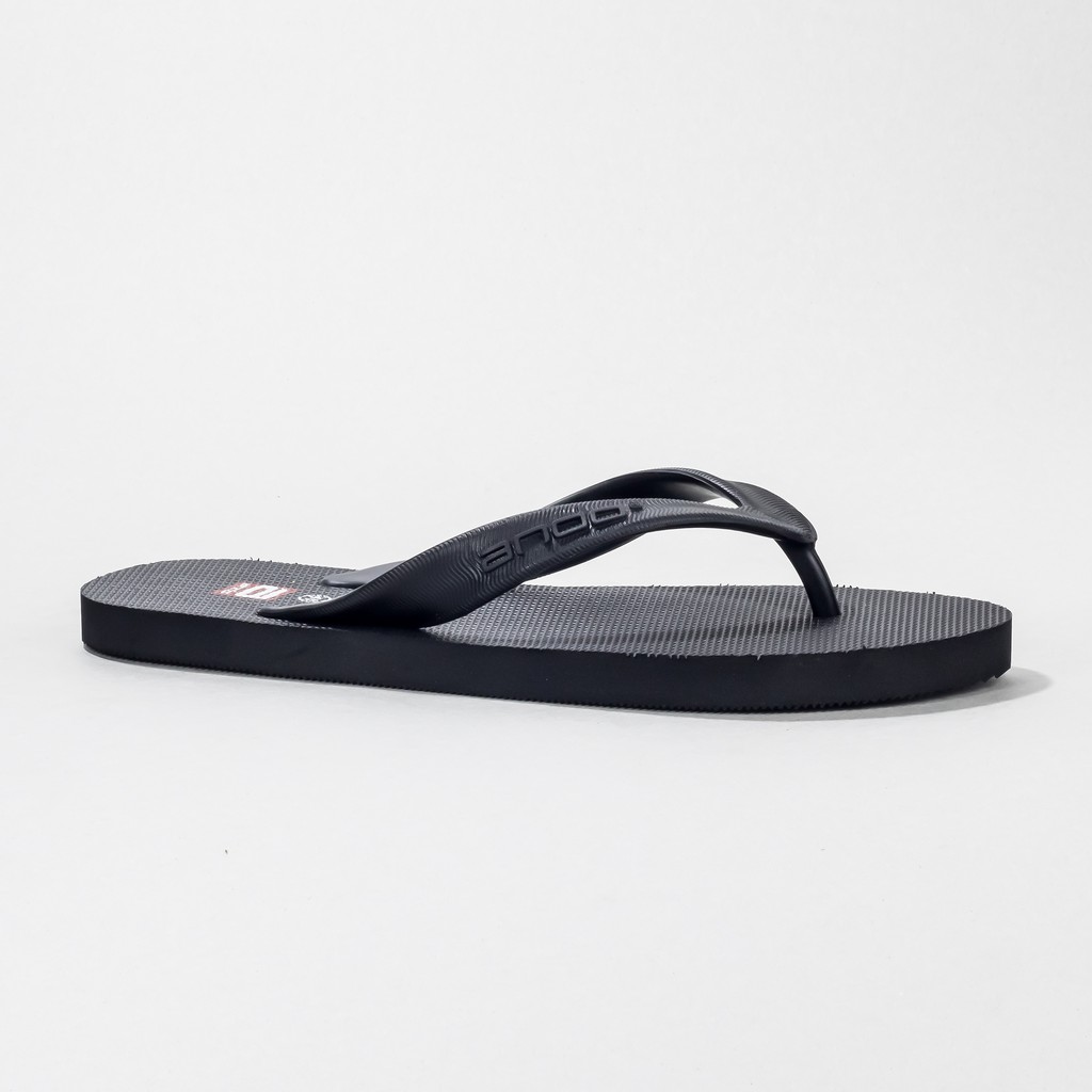 Ando Official Sandal Jepit Hawaii Pria Dewasa - Hitam-1