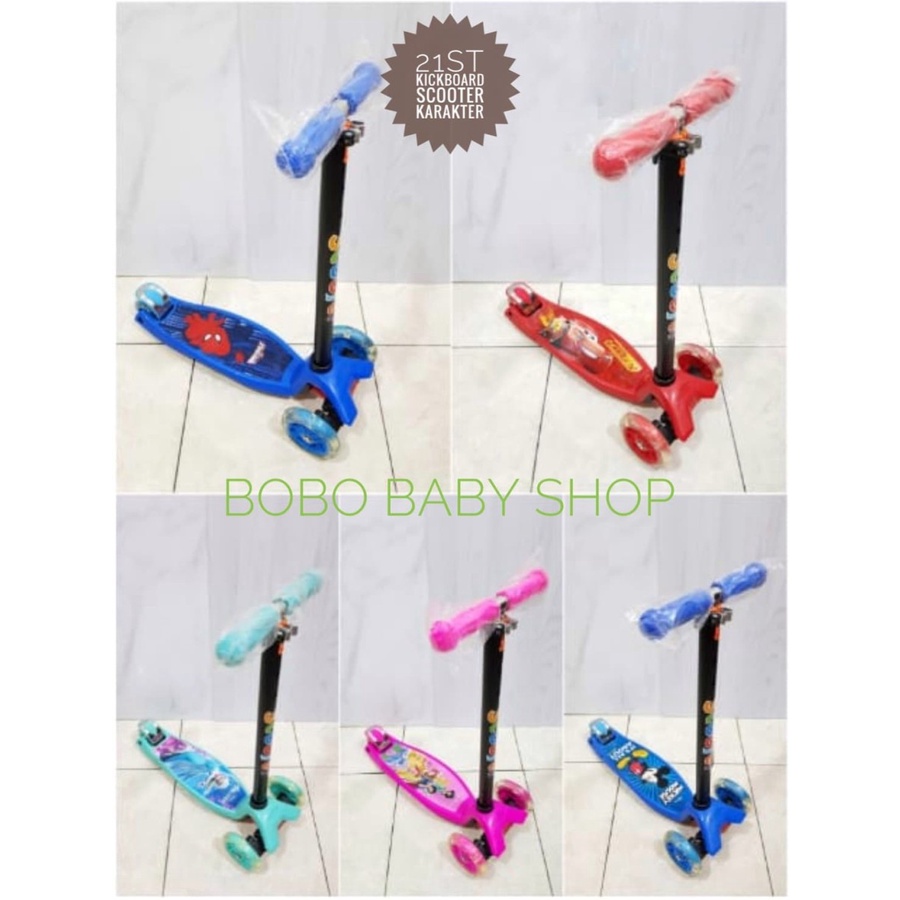 21st Kickboard Scooter KARAKTER - Otoped Anak Roda 3