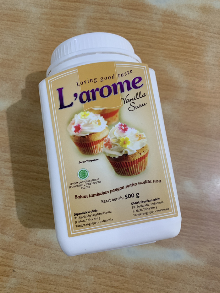 

Larome vanilla milk powder 500 gr bottle / vanilla bubuk vanilla susu