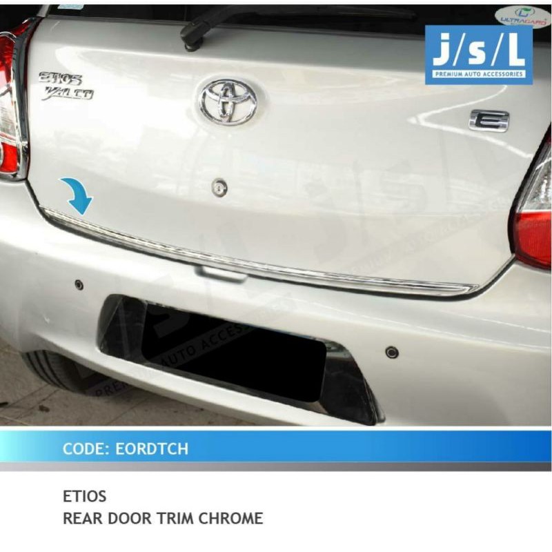 list pintu belakang Etios chrome jsl