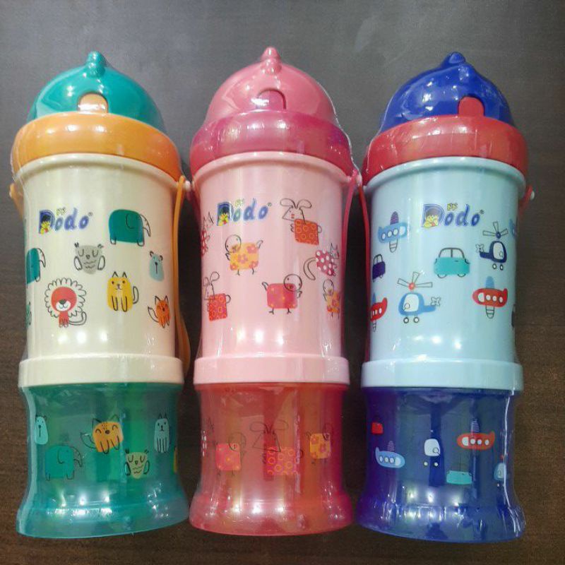 Dodo Botol Minum dan Tempat Cemilan Bayi atau Anak