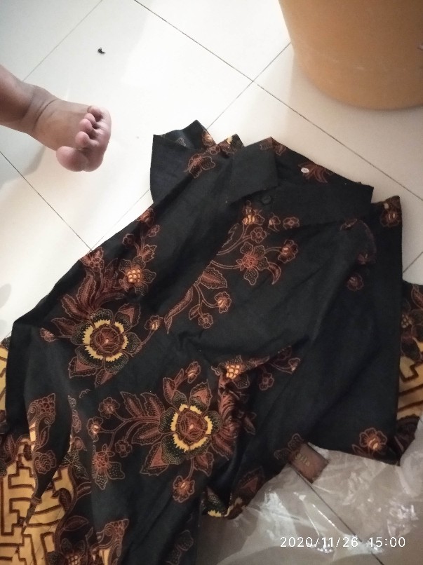 Ready 2 Warna Ada Anak! Shopashop Solo Batik Couple Brukat Tille Azurra Selendang