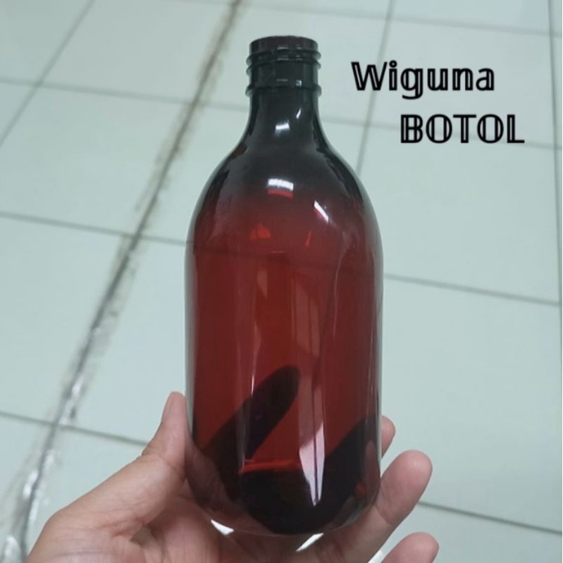 Botol Amber 300ml Neck 24 / Botol PET 300ML Coklat Neck 24