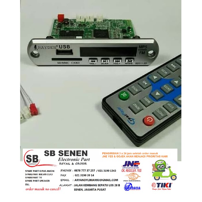 MP4 Player -   KIT MP5   - Fazila Tronik