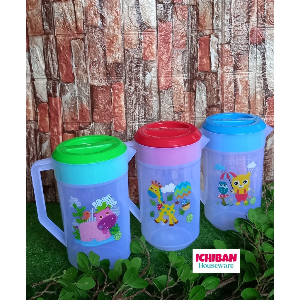 teko air 2 Liter Bening Tempat Es Tempat Kopi Tempat Minum Ceret Plastik Murah water jug eskan
