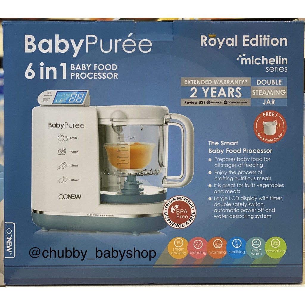 OONEW - 6in1 Michelin Baby Puree NAVY BLUE