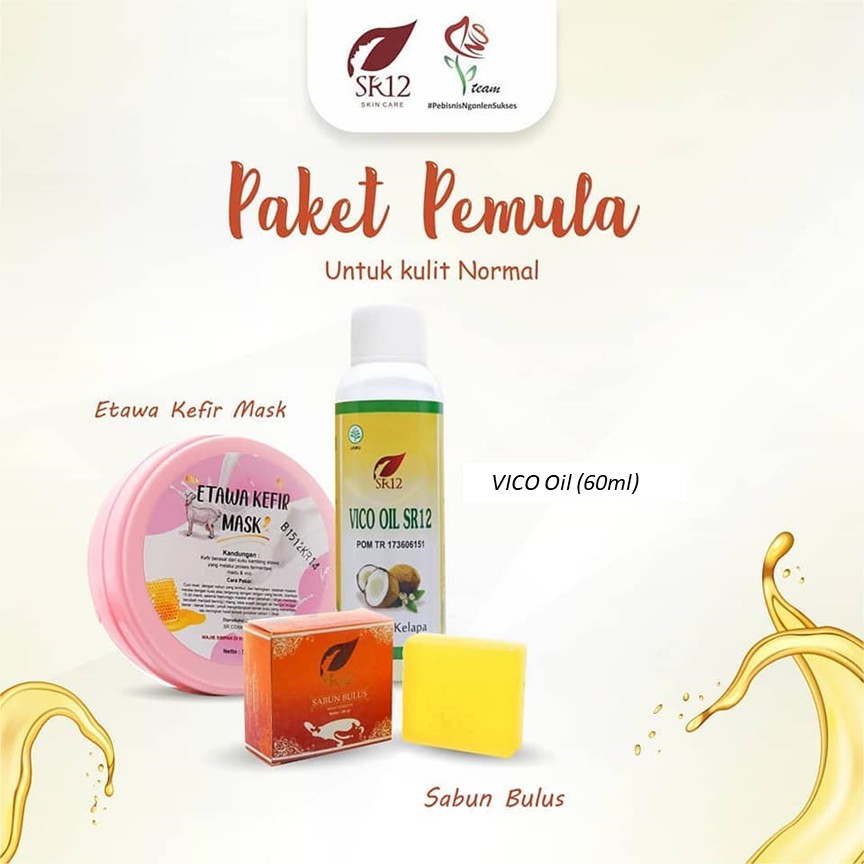 Jual Original Paket Pemula Sr12 Herbal Skincare Perawatan Kulit Wajah Halal And Bpom Indonesia 9364