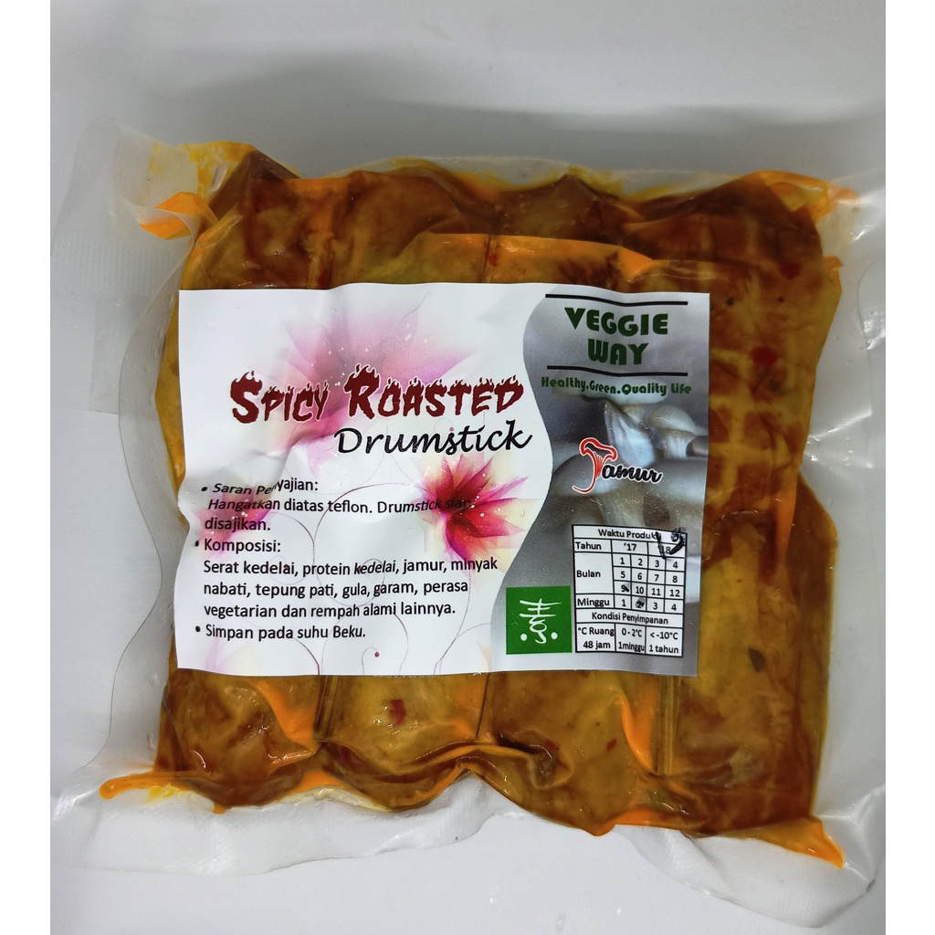 

paha ayam vegetarian spicy drumstick