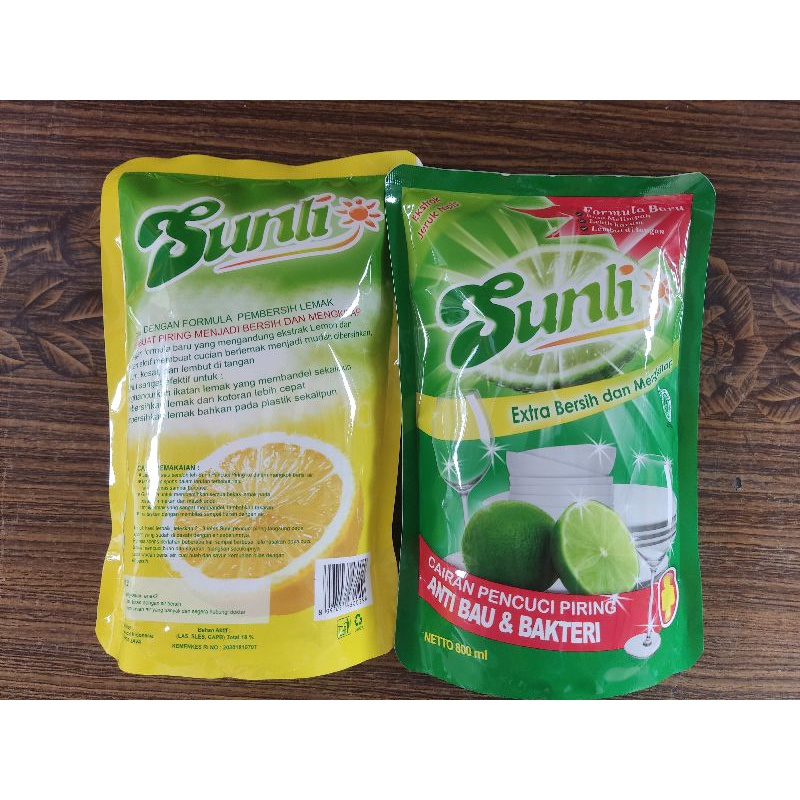 Sabun cair pencuci piring SUNLI 800ml / SUNLIGHT 755ml / WOW 900ml