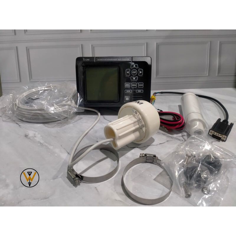 ICOM MA-500TR AIS TRANSPONDER + ICOM MXG-5000S ANTENNA RECEIVER MA500TR MXG5000S BARU ORI GARANSI