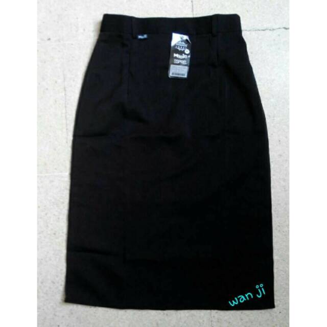 Rok span 7/8 S-L4 | rok hitam | rok kerja kantor | rok bahan | rok sidang